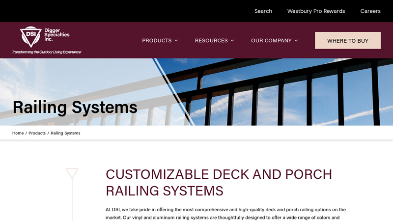 Deck & Porch Railing Systems