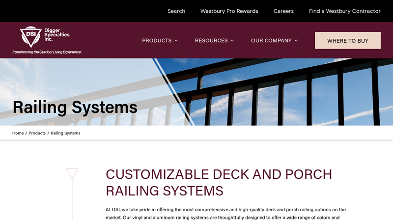 Deck & Porch Railing Systems