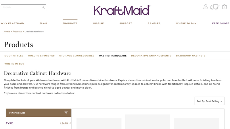 Decorative Cabinet Hardware – Knobs, Pulls & Handles