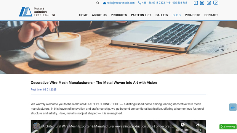 Decorative Wire Mesh Manufacturers Art Vision