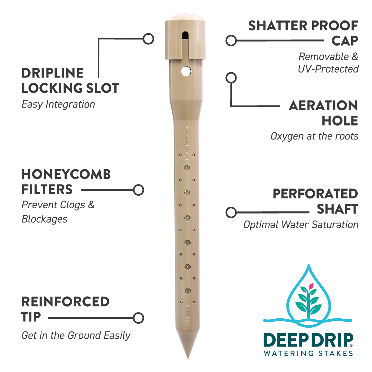 DEEP DRIP Watering Stakes