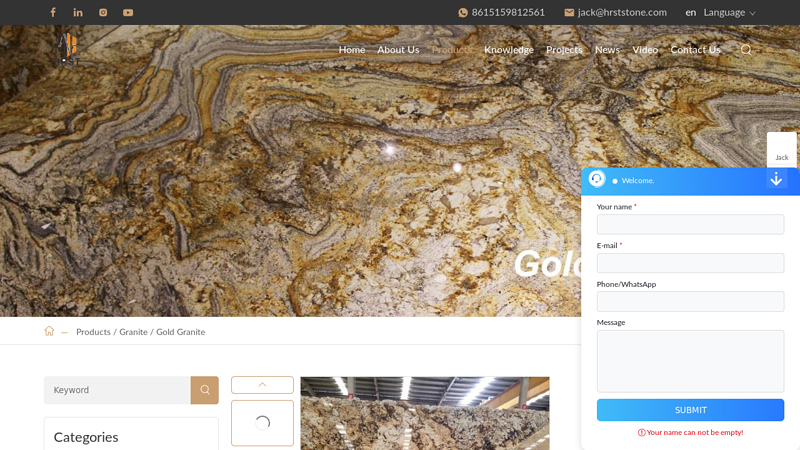 Delicatus Gold Granite Suppliers