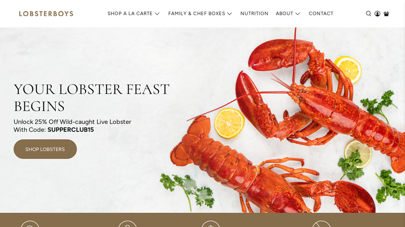 Delivering the World's Finest Lobsters