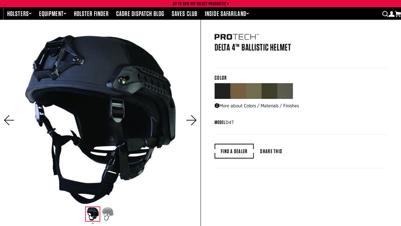 Delta 4™ Ballistic Helmet