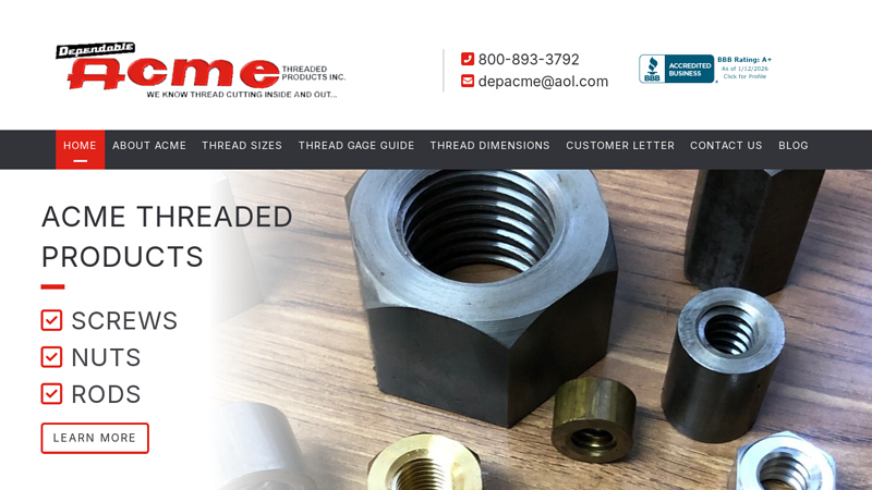 Dependable Acme Threaded Products