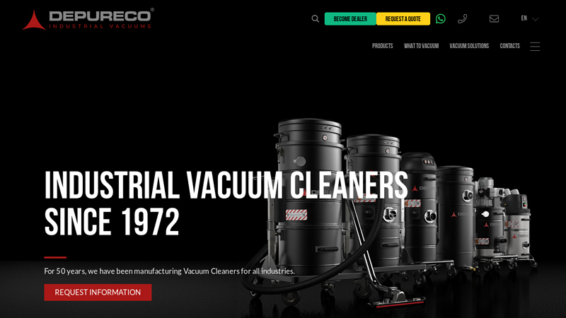 Depureco: Industrial Vacuum Cleaners