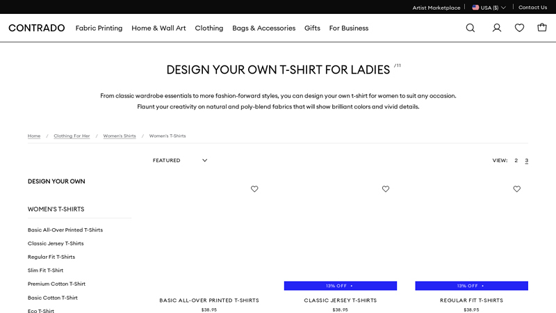 Design Your Own T Shirt: Ladies T Shirt Printing custom t-shirts