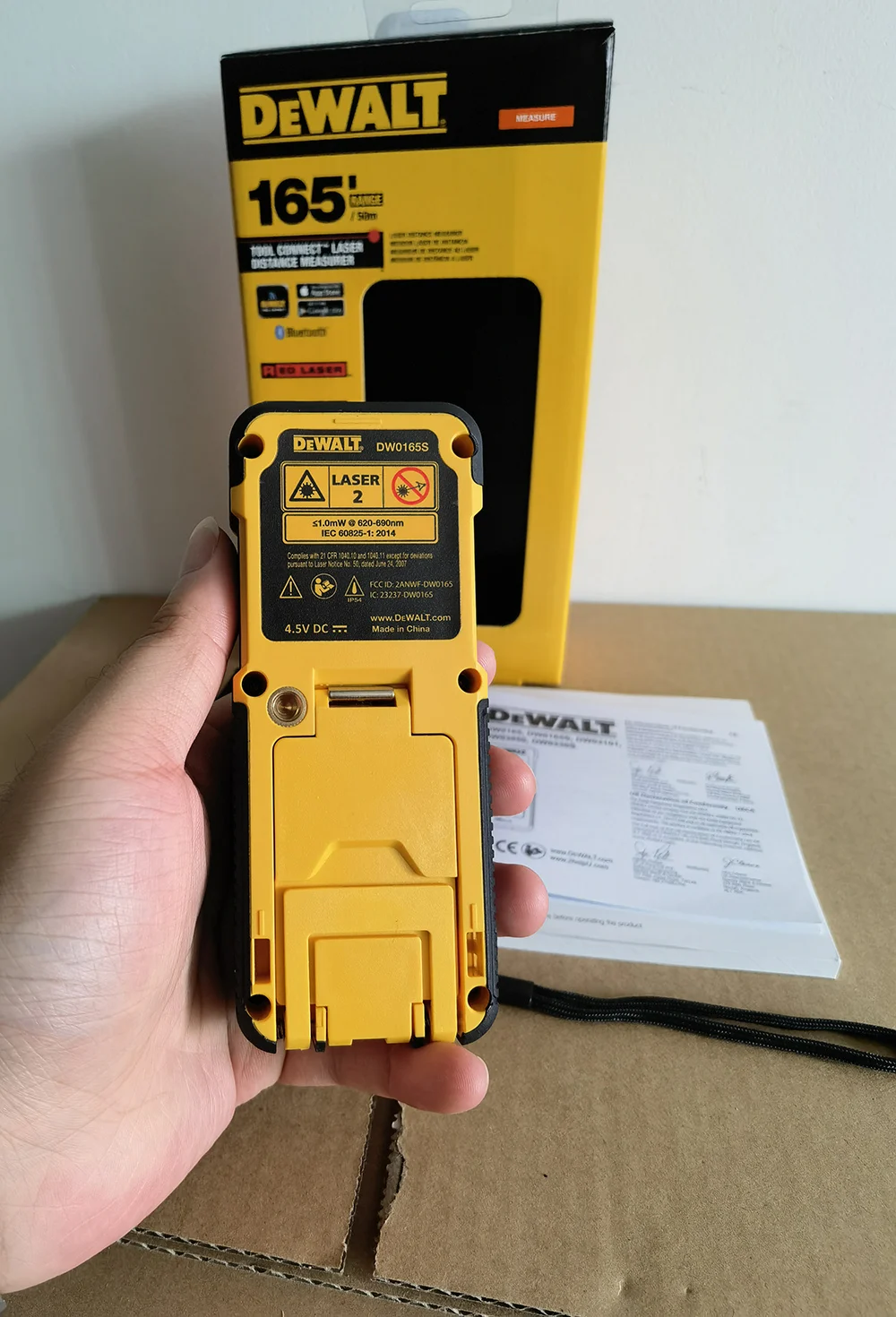 DeWalt DW0165 Tool Connect 165' Laser Distance Measurer