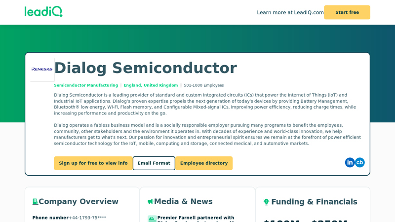 Dialog Semiconductor