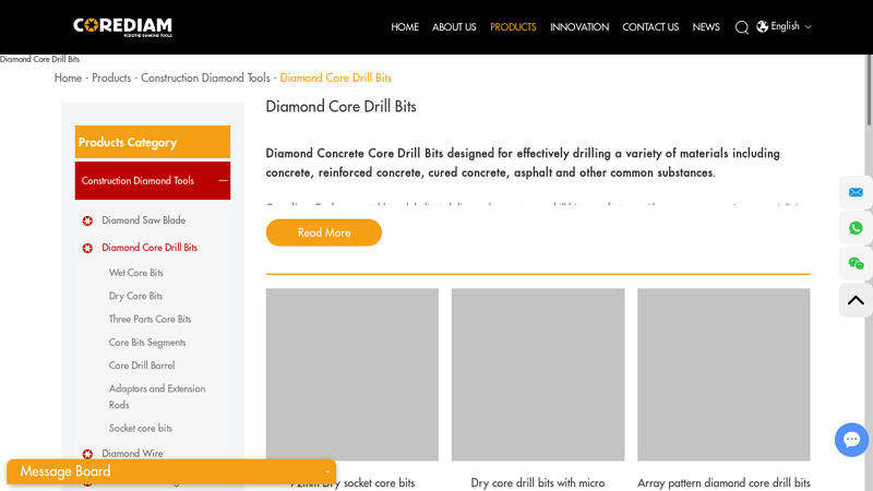 Diamond Core Drill Bits