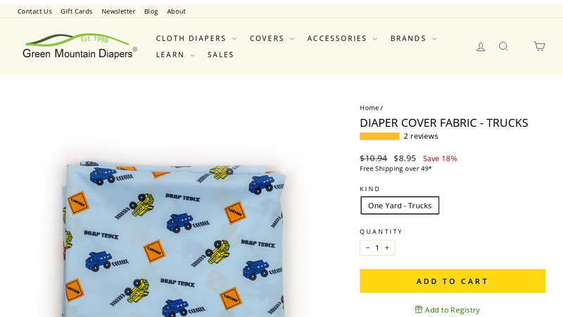 Diaper Cover Fabric