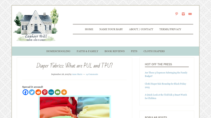 Diaper Fabrics: What are PUL and TPU?