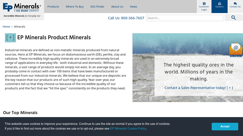 diatomaceous earth, perlite, clay & cellulose mined ...