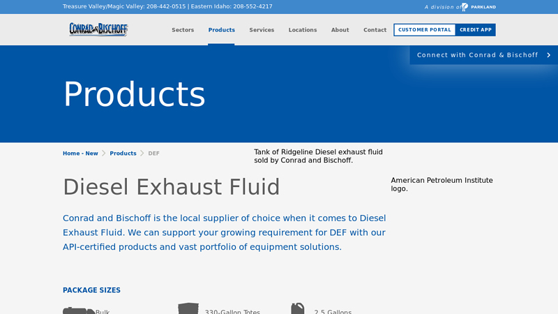 Diesel Exhaust Fluid Products