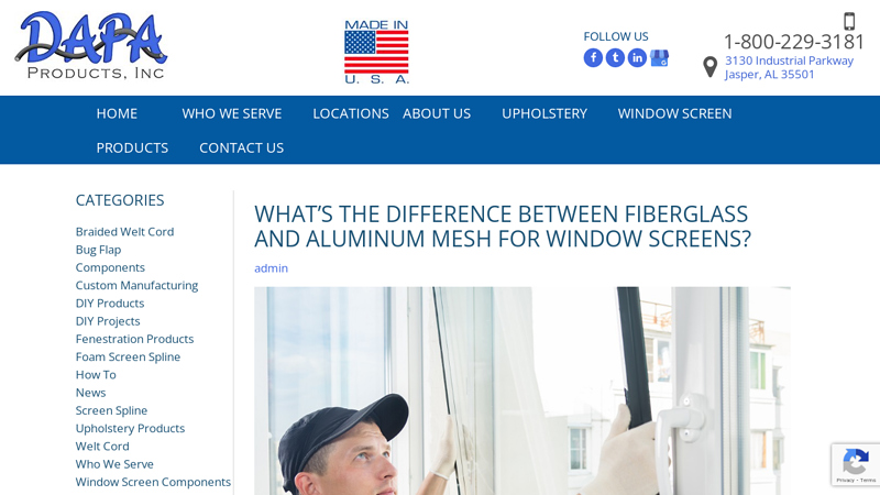 Difference of Fiberglass and Aluminum Mesh for Windows