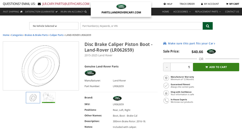 Disc Brake Caliper Piston Boot