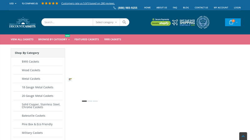 Discount Caskets: Caskets & Coffins for Sale