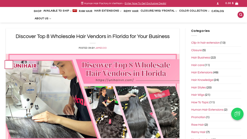 Discover Top 8 Wholesale Hair Vendors in Florida for Your Business