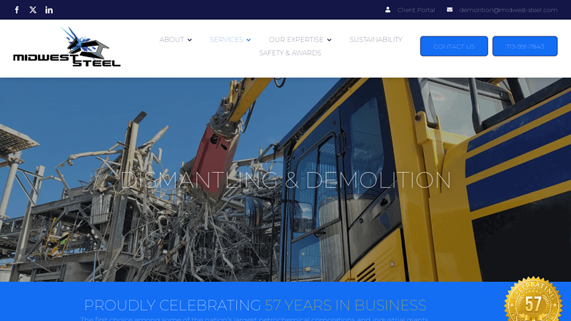 Dismantling and Demolition in Houston, TX