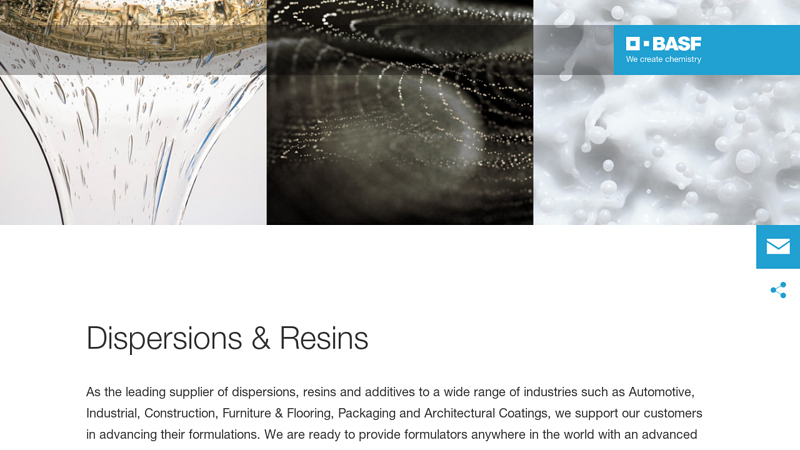 Dispersions & Resins, North America