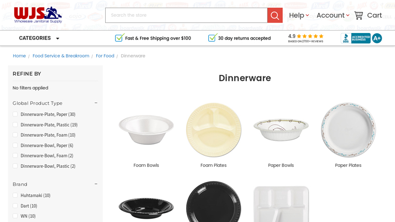 Disposable Dinnerware