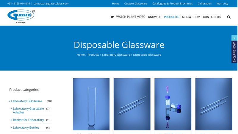 Disposable Glassware