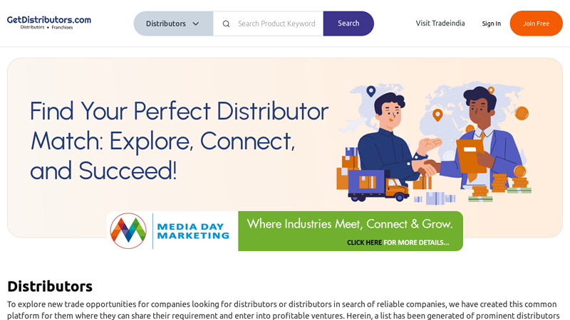 Distributors, Distributorship, Super Stockists, Dealership ...