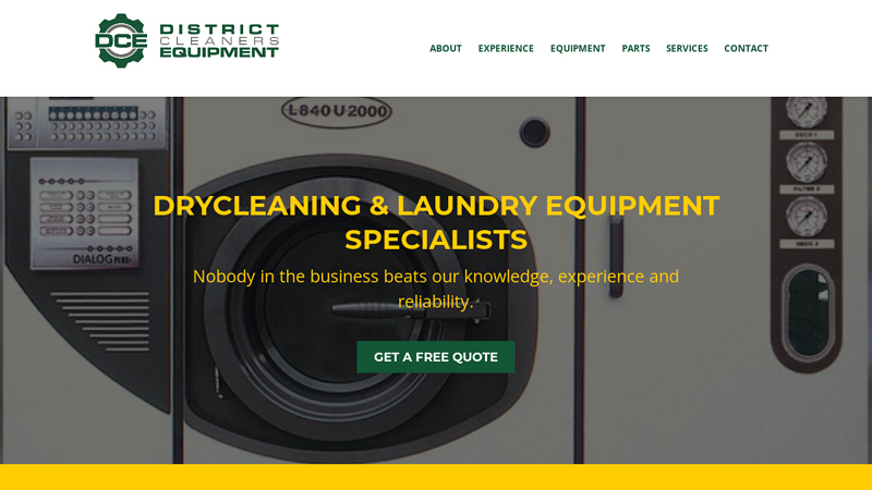 District Cleaners Equipment