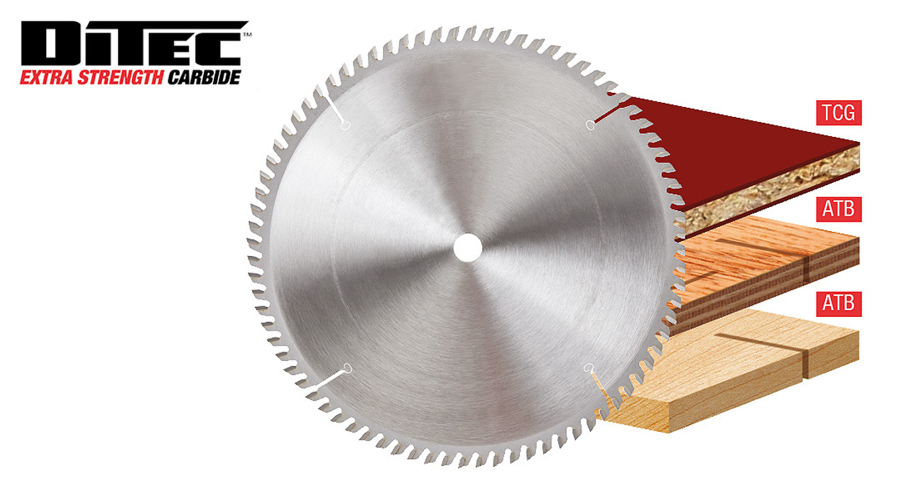Ditec Sliding Table Saw Blades