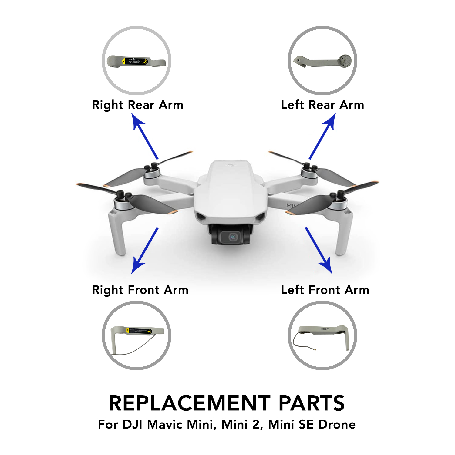 DJI Drone Spare Replacement Parts