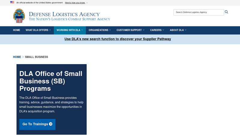 DLA Office of Small Business (SB) Programs