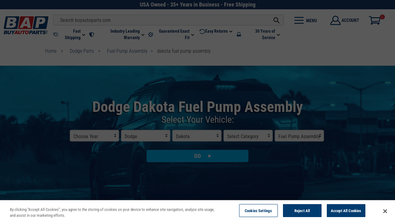 Dodge Dakota Fuel Pump Assembly