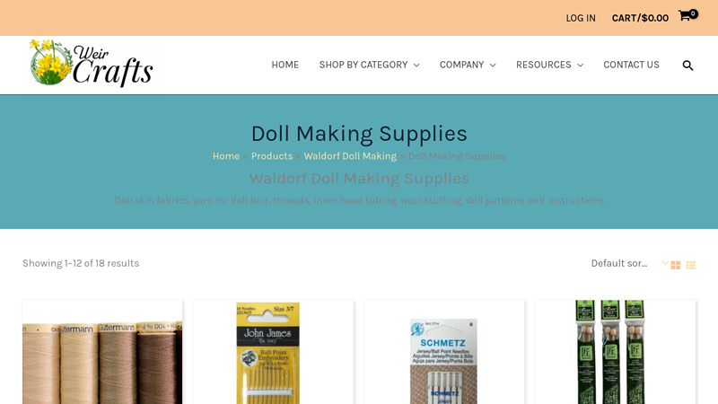 Doll Making Supplies