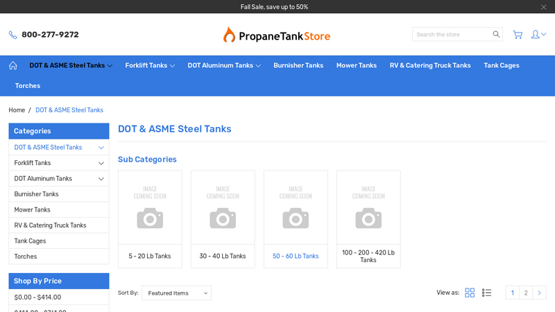 DOT & ASME Steel Tanks