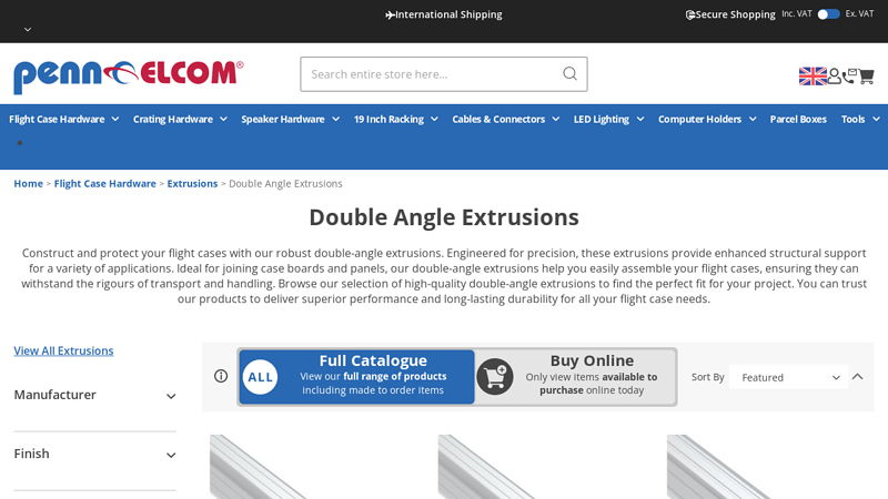 Double Angle Extrusions