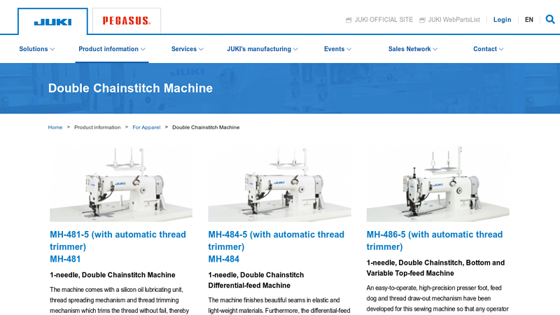 Double Chainstitch Machine