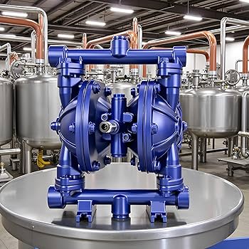 Double Diaphragm Pumps for Chemical Transfer