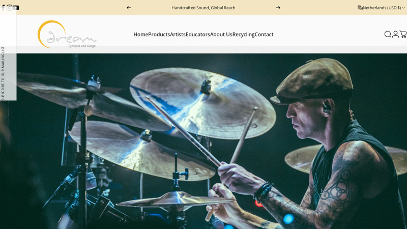 Dream Cymbals and Gongs