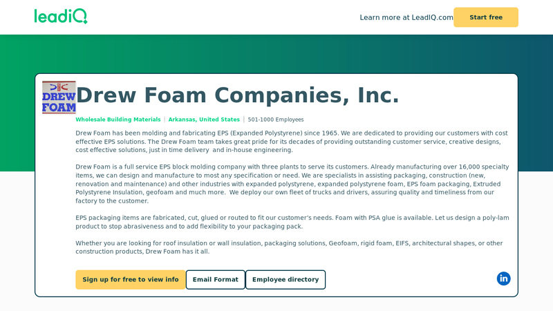 Drew Foam Companies, Inc.