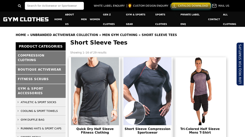 Dri Fit Shirts Wholesale: Custom Compression Workout T