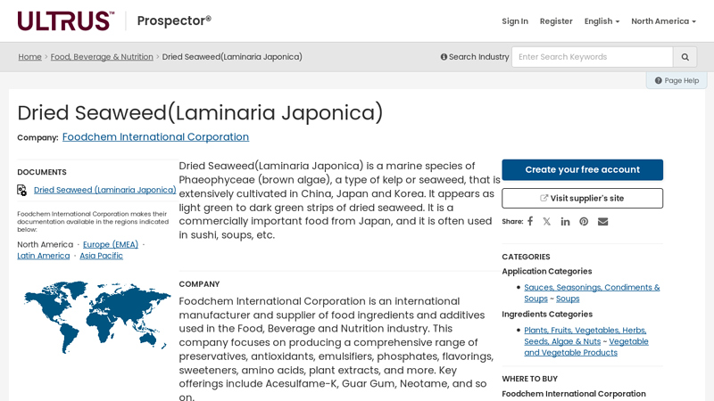 Dried Seaweed(Laminaria Japonica)