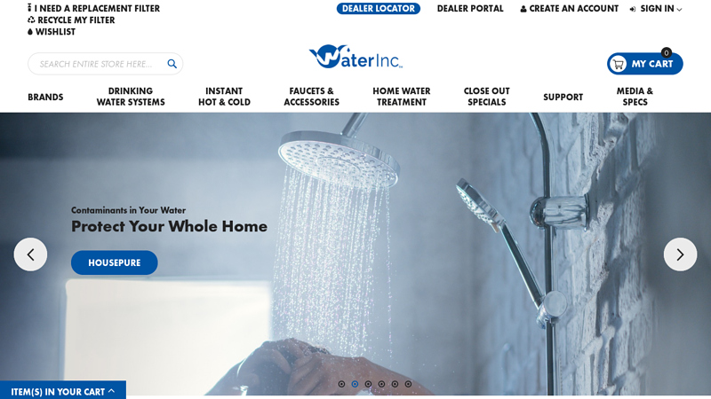 Drinking water systems, premium kitchen appliances