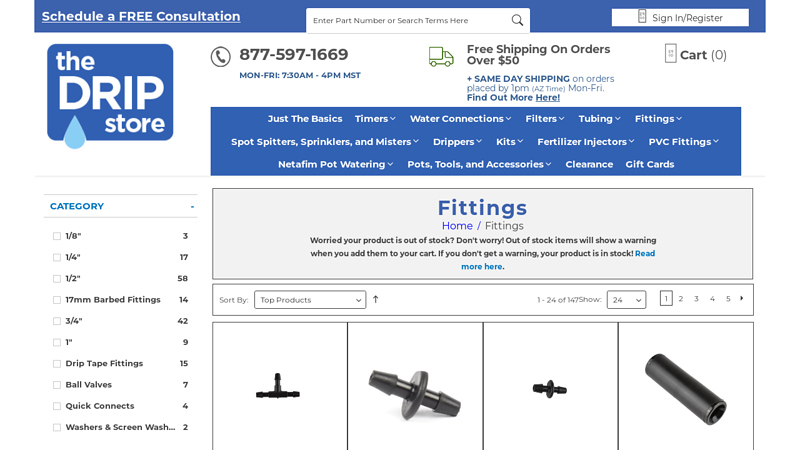 Drip Irrigation Fittings
