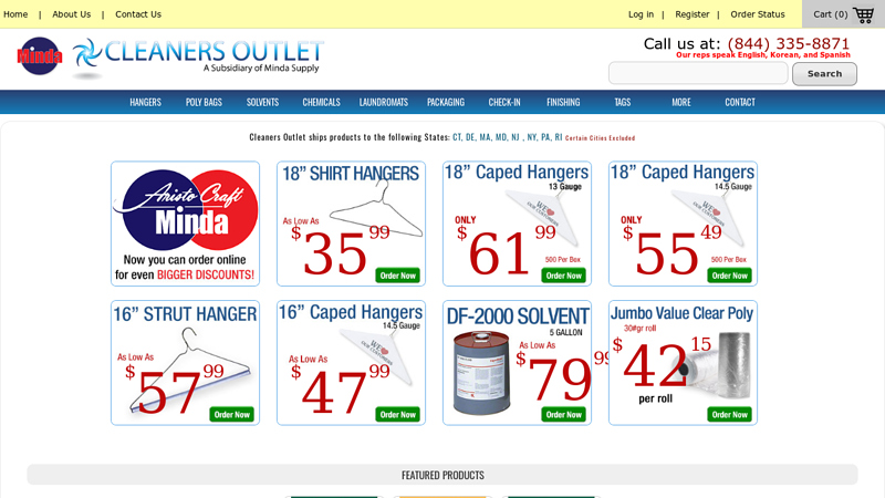 Dry Cleaning Supplies