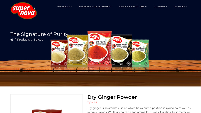 Dry Ginger Powder Spices