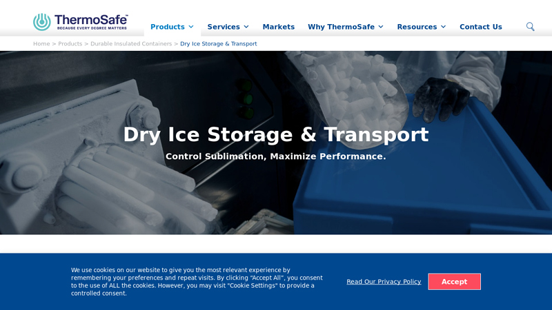 Dry Ice Storage & Transport