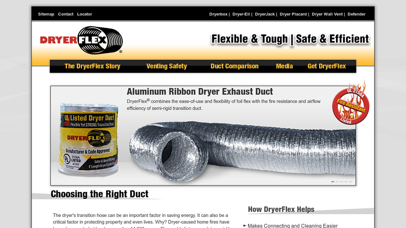 DryerFlex® Transition Duct