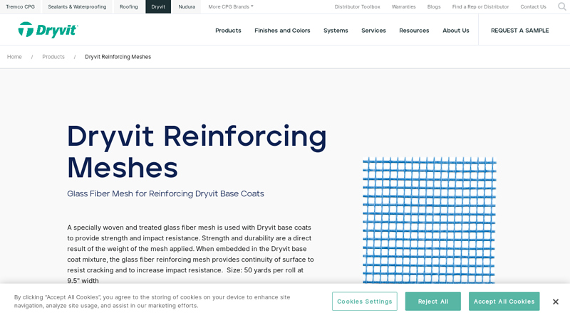 Dryvit Reinforcing Meshes