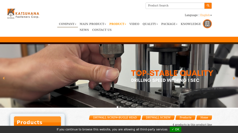 Drywall Screw Manufacturers