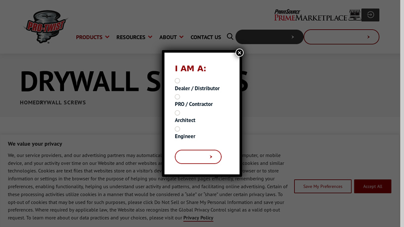 Drywall Screws for Metal Studs and Wood